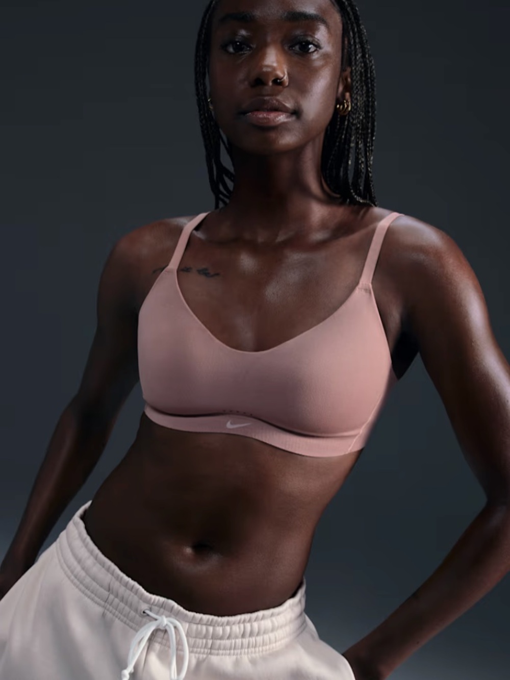 Nike Alate Minimalist Light-Support Padded Convertible Sports Bra